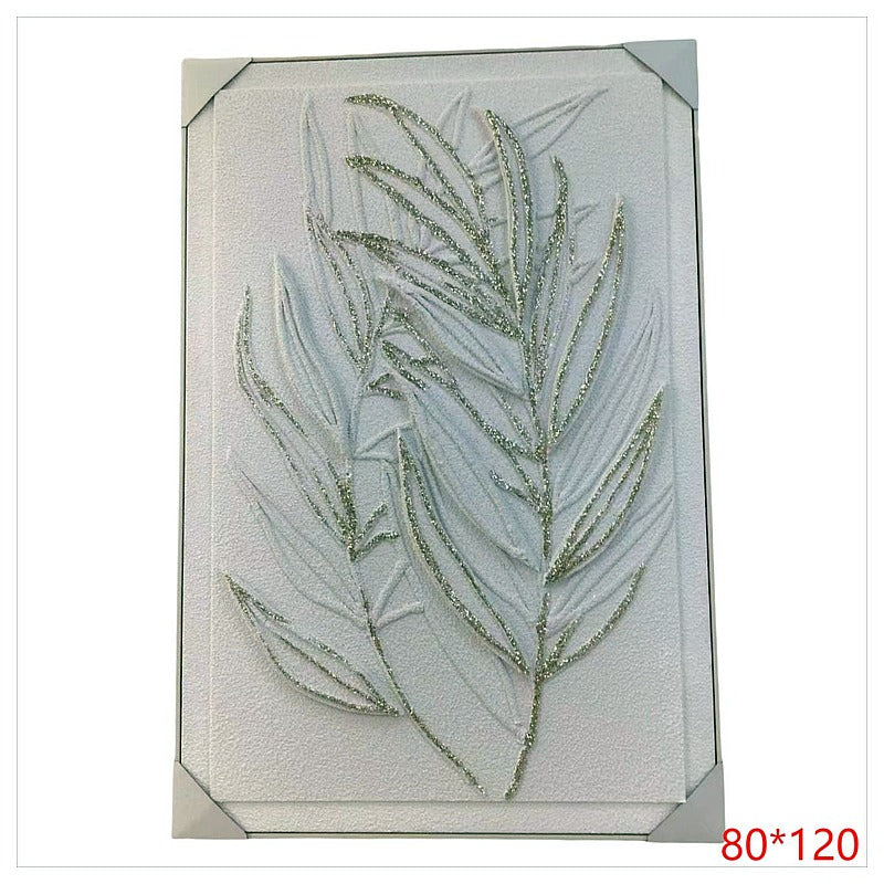 CF-HYP65 - CUADRO DECORATIVO CON HOJAS 80*120 (6/1)