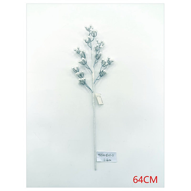 CF-XFF23 - RAMILLETE DECORATIVO PLATEADO 64CM (600/1)