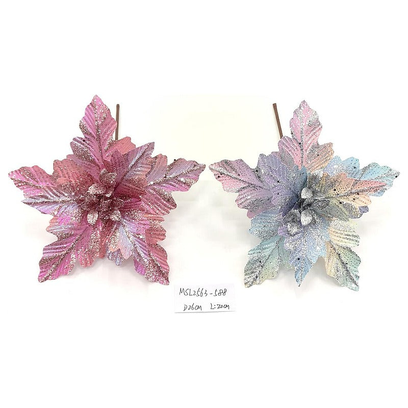CF-XFF39 - FLOR DECORATIVA BRILLO 26 CM (600/1)