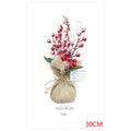 CF-XFF52 - RAMILLETE DECORATIVO CON BAYAS ROJAS 30CM (360/1)