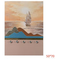 H-HGP71 - CUADRO DECORATIVO CON GANCHOS 50*70 (6/1)