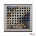 H-HGP75 - CUADRO DECORATIVO ABSTRACTO 80*80 (6/1)