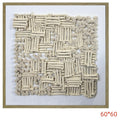 H-HGP77 - CUADRO DECORATIVO TEXTIL 60*60 CM (10/1)