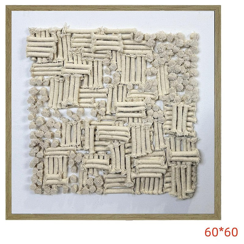H-HGP77 - CUADRO DECORATIVO TEXTIL 60*60 CM (10/1)