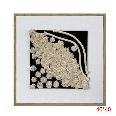 H-HGP84 - CUADRO DECORATIVO CON RELIEVE 40X40 CM (20/1)