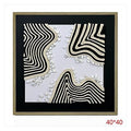 H-HGP87 - CUADRO DECORATIVO ABSTRACTO 40X40 CM (20/1)