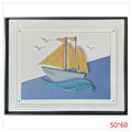 H-HGP92 - CUADRO DECORATIVO BARCO 50*60 (8/1)