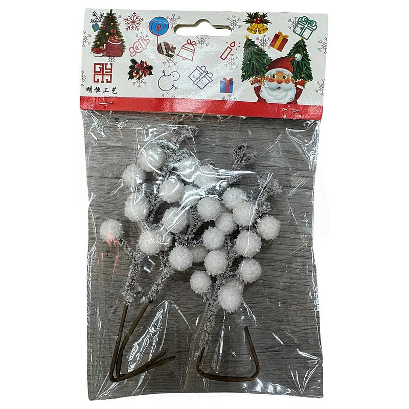 CF- MHC24 - RAMAS DECORATIVAS CON BOLAS DE NIEVE (300/1)