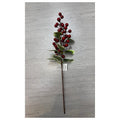 CF- MHC37 - RAMILLETE DECORATIVO CON BAYAS ROJAS (600/1)