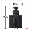 CF-OLT03 - ESCULTURA DECORATIVA DE FIGURA HUMANA (12/1)