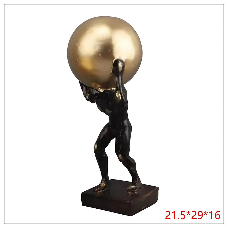 CF-OLT05 - ESCULTURA DECORATIVA DE ATLAS (16/1)