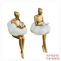 CF-OLT13 - ESCULTURAS DECORATIVAS DE FIGURAS DORADAS (12/1)