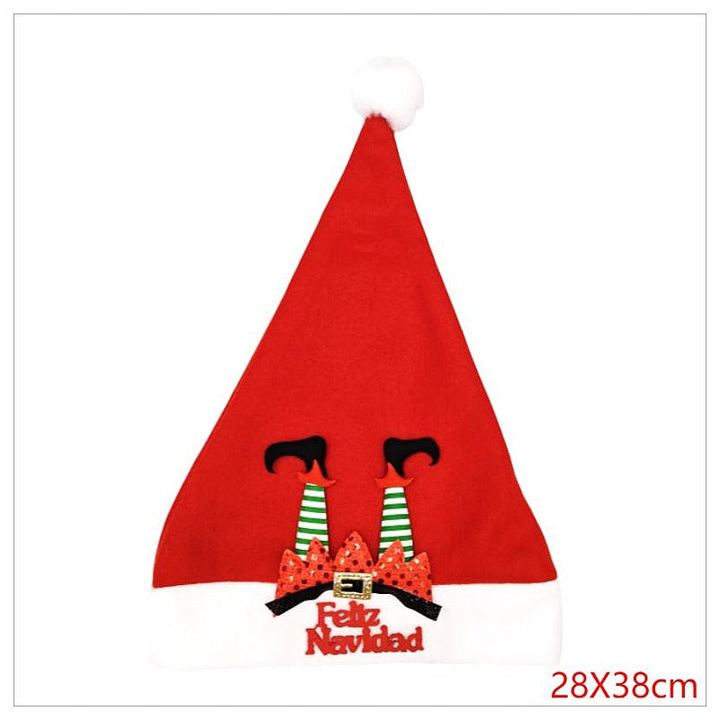 CF-YHC01 - GORRO NAVIDEÑO CON DECORACIÓN (600/1)