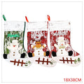 CF-YHC03 - CALCETINES NAVIDEÑOS DECORATIVOS 18X38CM (360/1)