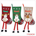CF-YHC04 - CALCETINES NAVIDEÑOS DECORATIVOS 17X34 CM (600/1)