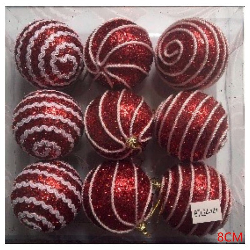 CF-ZSC04 - ESFERAS DECORATIVAS ROJAS 8CM (48/1)