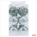 CF-ZSC15 - ESFERAS NAVIDEÑAS PLATEADAS 6CM (80/1)