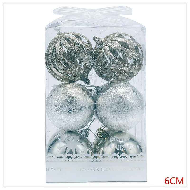 CF-ZSC15 - ESFERAS NAVIDEÑAS PLATEADAS 6CM (80/1)