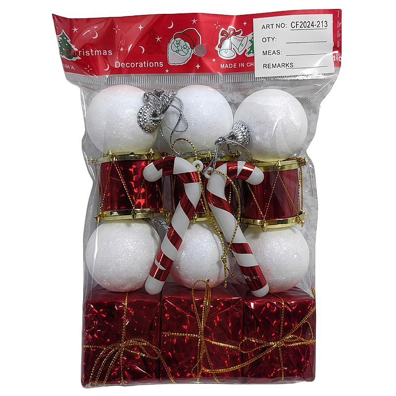 CF- ZSC19 - SET DE ADORNOS NAVIDEÑOS VARIADOS (320/1)