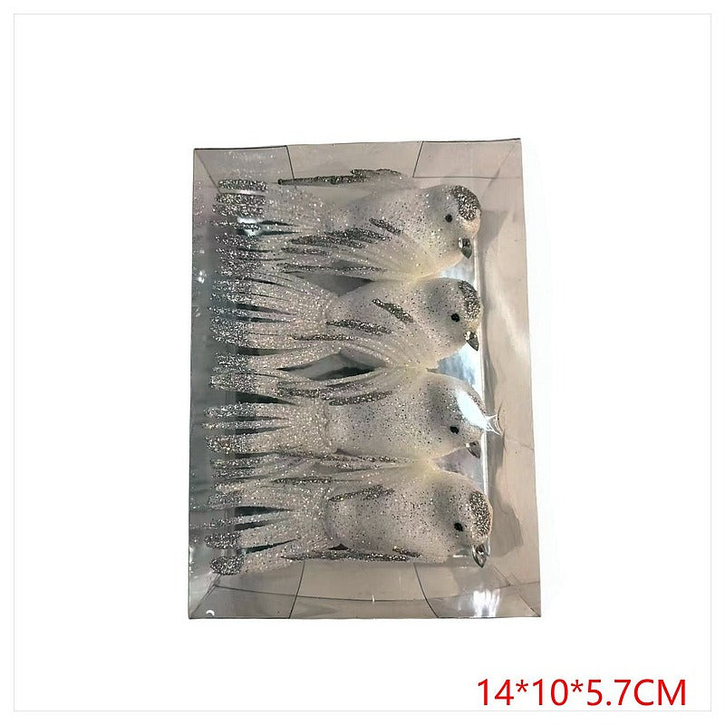 CF-ZSC26 - PÁJAROS DECORATIVOS CON BRILLO (180/1)