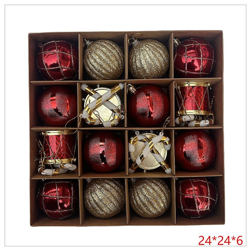 CF- LCC02 - SET DE ADORNOS NAVIDEÑOS MULTICOLOR (40/1)