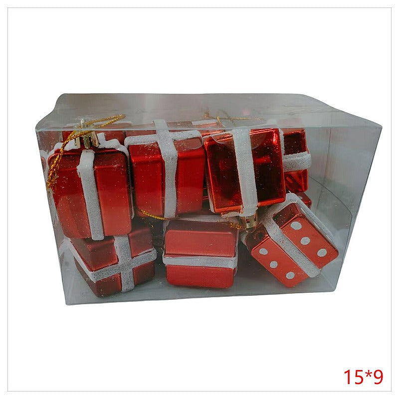 CF- LCC11 - ADORNOS NAVIDEÑOS DE REGALO ROJOS (96/1)