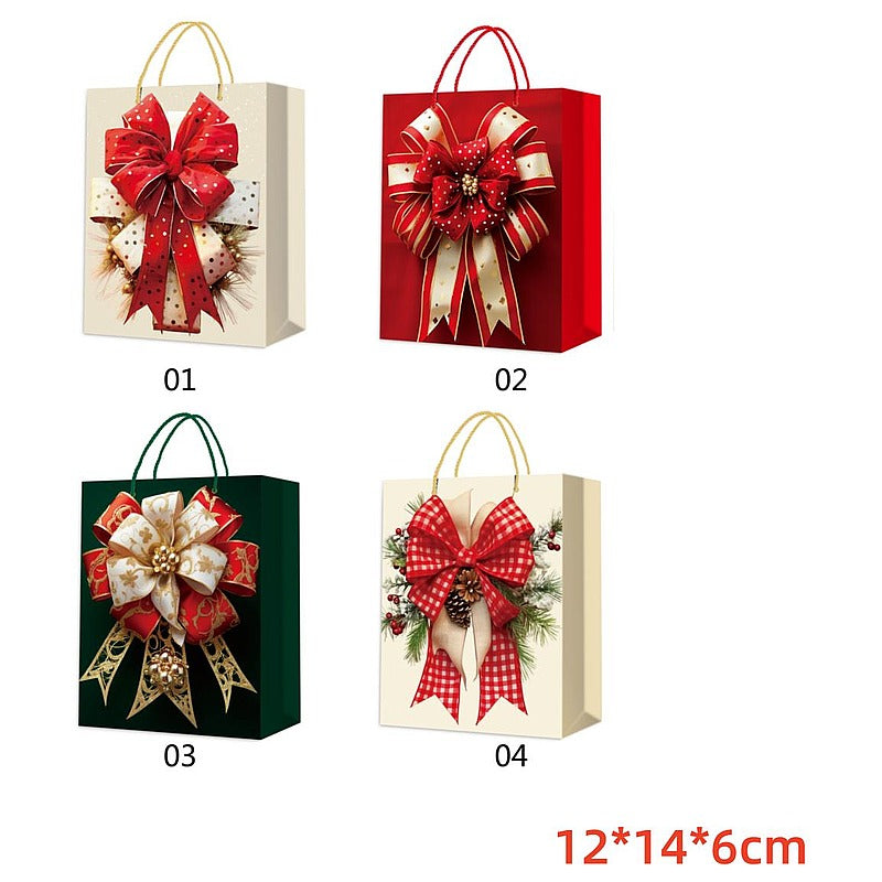 CF- XDW65 - BOLSA DE REGALO CON MOÑO NAVIDEÑO (1800/1)