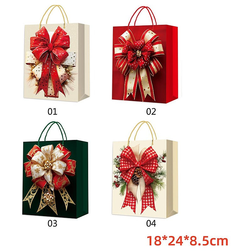 CF- XDW66 - BOLSA DE REGALO NAVIDEÑA CON MOÑO (720/1)