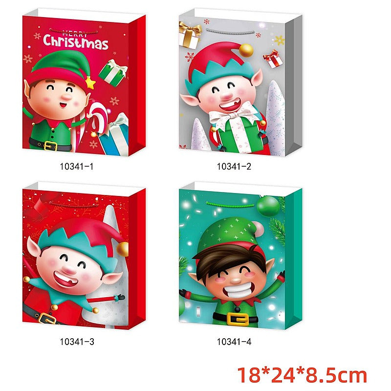 CF-XDW89 - BOLSA DE REGALO NAVIDEÑA CON ELFO (720/1)
