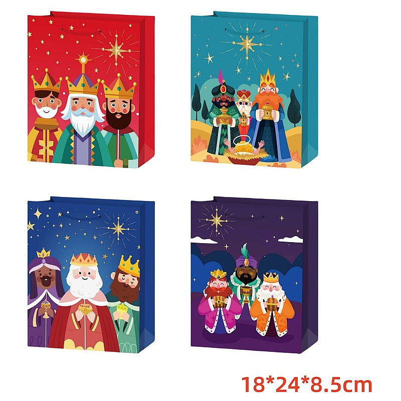 CF-XDW92 - BOLSA DE REGALO REYES MAGOS 18*24*8.5CM (720/1)