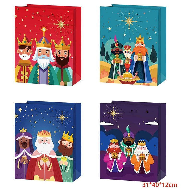 CF-XDW94 - BOLSA DE REGALO REYES MAGOS 31*40*12CM (360/1)