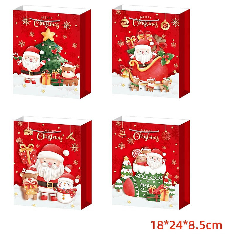 CF- XDW102 - BOLSA DE REGALO NAVIDEÑA 18*24*8.5CM (720/1)