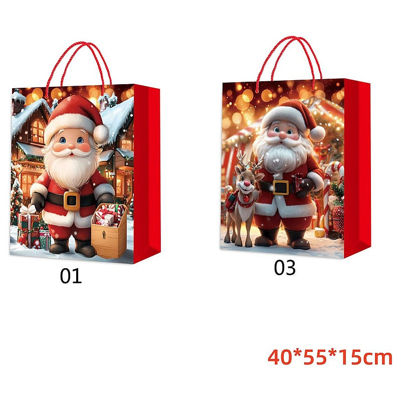 CF- XDW118 - BOLSA DE REGALO NAVIDEÑA SANTA 40*55*15CM (240/1)