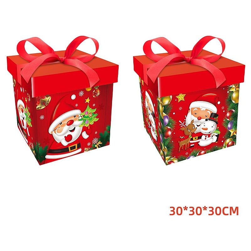 CF- XDW156 - CAJA DE REGALO NAVIDEÑA CON LAZO (240/1)
