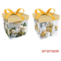 CF- XDW162 - CAJA DECORATIVA NAVIDEÑA CON MOÑO (240/1)