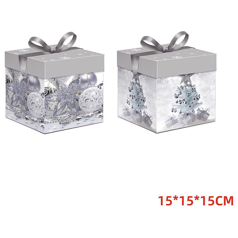 CF- XDW163 - CAJA DECORATIVA CON LAZO 15*15*15CM (960/1)
