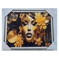 CF-JHP19 - CUADRO DECORATIVO DE FLORES DORADAS (24/1)