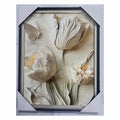 CF-JHP20 - CUADRO CON RELIEVE DE FLORES Y MARIPOSA (24/1)