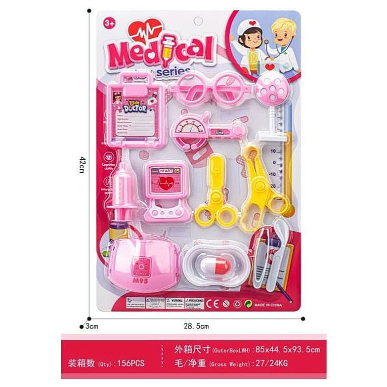 CF-GHD109 - SET DE JUEGO MÉDICO INFANTIL 156 PIEZAS (156/1)