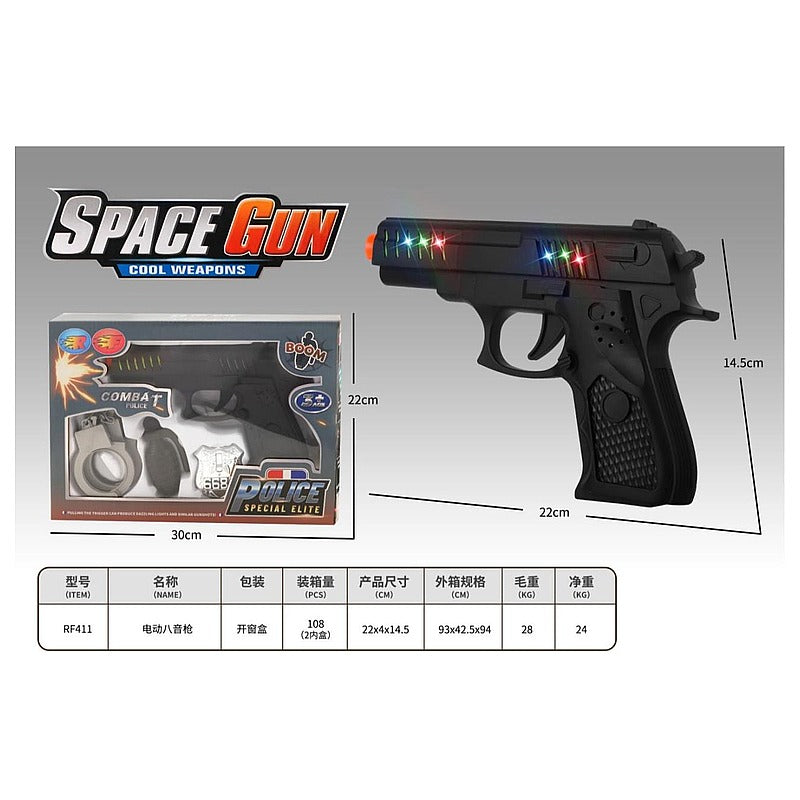 CF-GHD123 - PISTOLA DE JUGUETE CON LUCES (108/1)