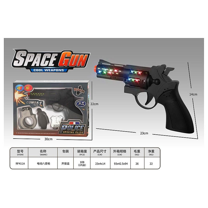 CF-GHD124 - PISTOLA DE JUGUETE CON LUCES LED (108/1)