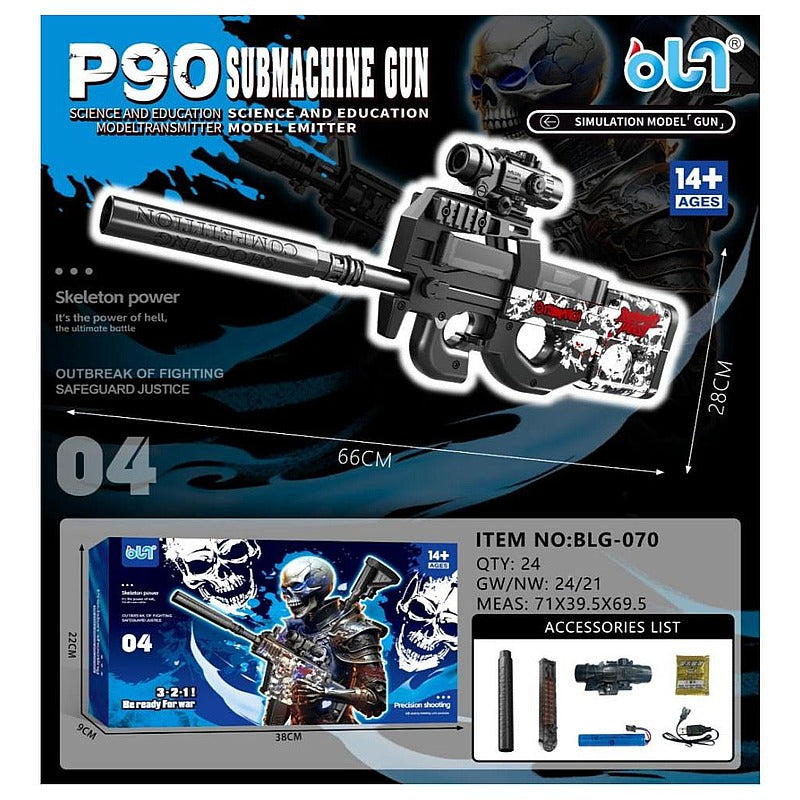 CF-GHD131 - JUGUETE DE RÉPLICA DE SUBFUSIL P90 (24/1)