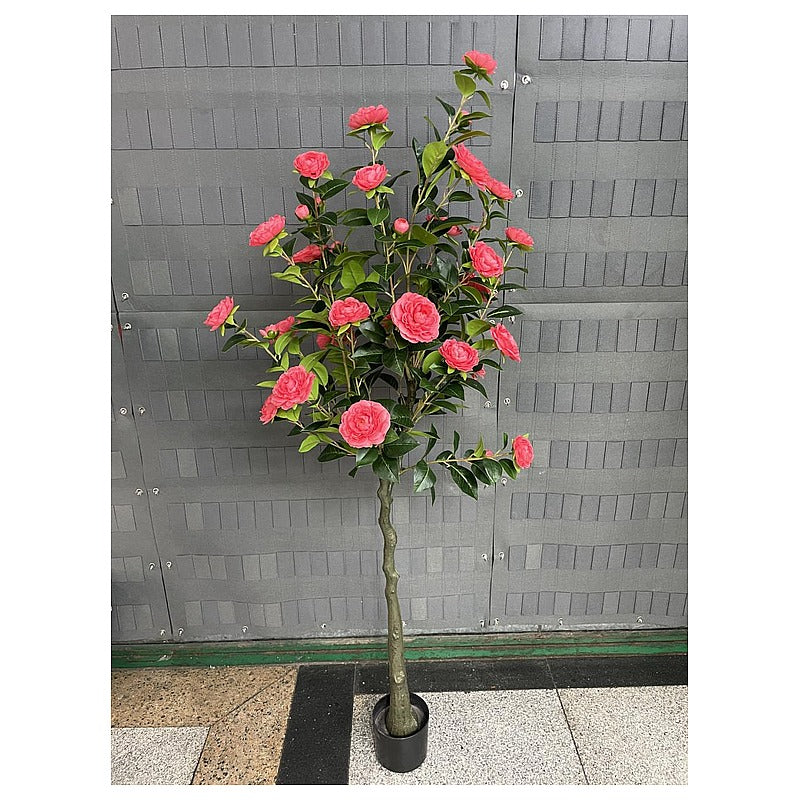 CF-EHF09 - PLANTA ARTIFICIAL CON FLORES ROSADAS (4/1)