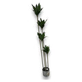 CF-ZYF05 - PLANTA ARTIFICIAL CON HOJAS VERDES EN MACETA (8/1)