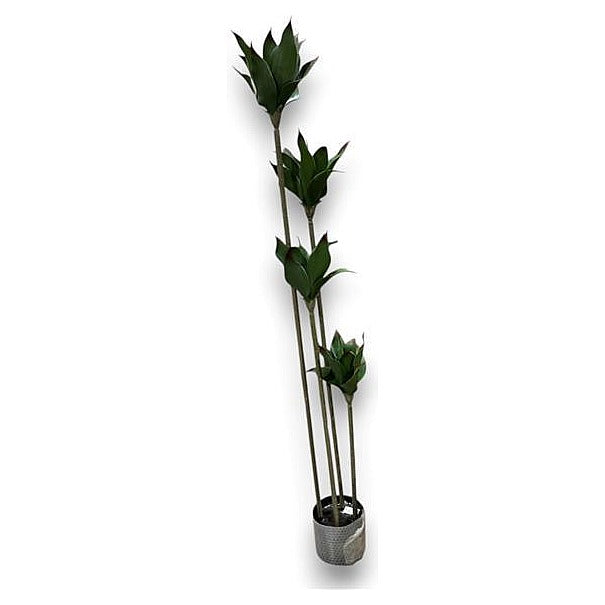 CF-ZYF05 - PLANTA ARTIFICIAL CON HOJAS VERDES EN MACETA (8/1)