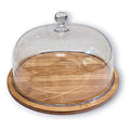JJ54269 - BANDEJA CÚPULA REDONDA CON TAPA 23CM (36/1)