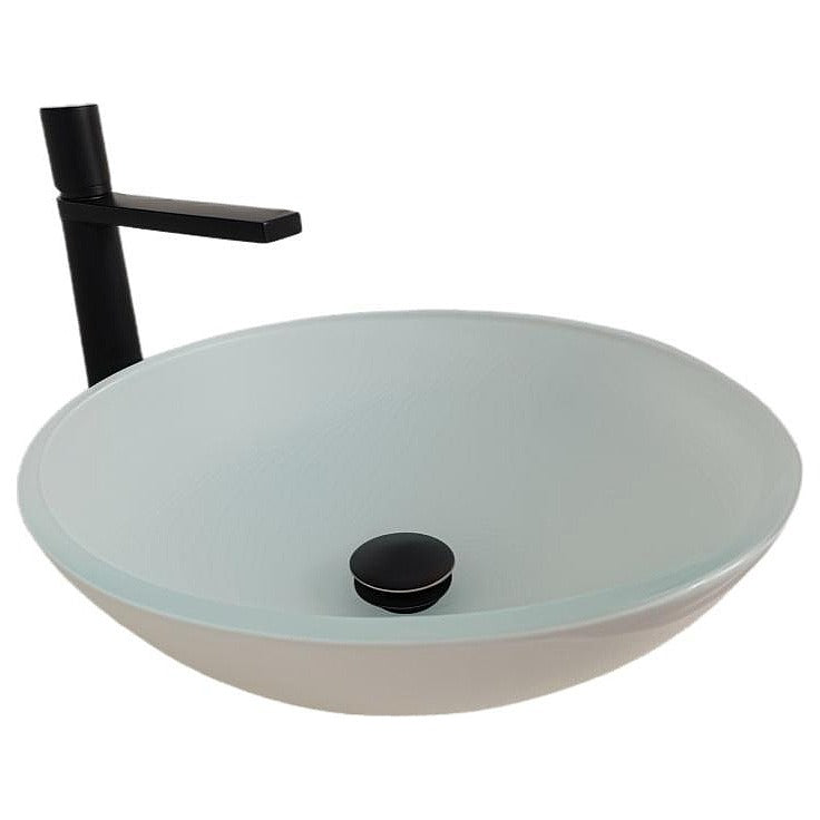 BA-ADB12 - LAVABO DE VIDRIO CON GRIFO NEGRO (1/1)
