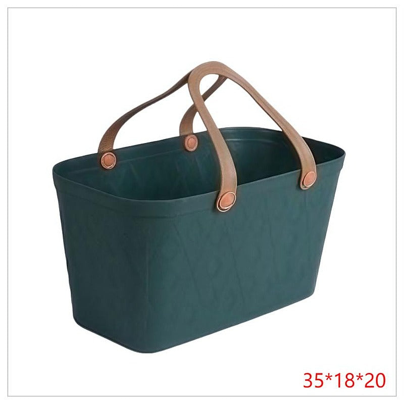 HG - CY111 - CESTA DE MANO PLÁSTICA CON ASAS (60/1)