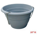 HG- BFP47 - MACETA DE PLÁSTICO COLGANTE GRIS (80/1)