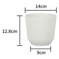 HG-BG11 - MACETA BLANCA CON RELIEVE (120/1)